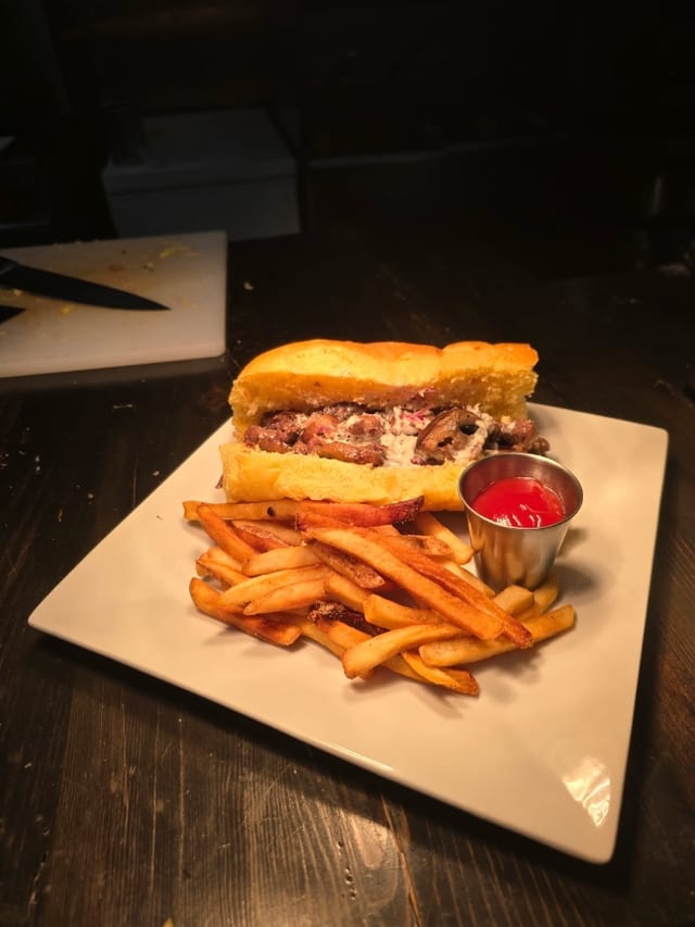 Steak Sandwich.